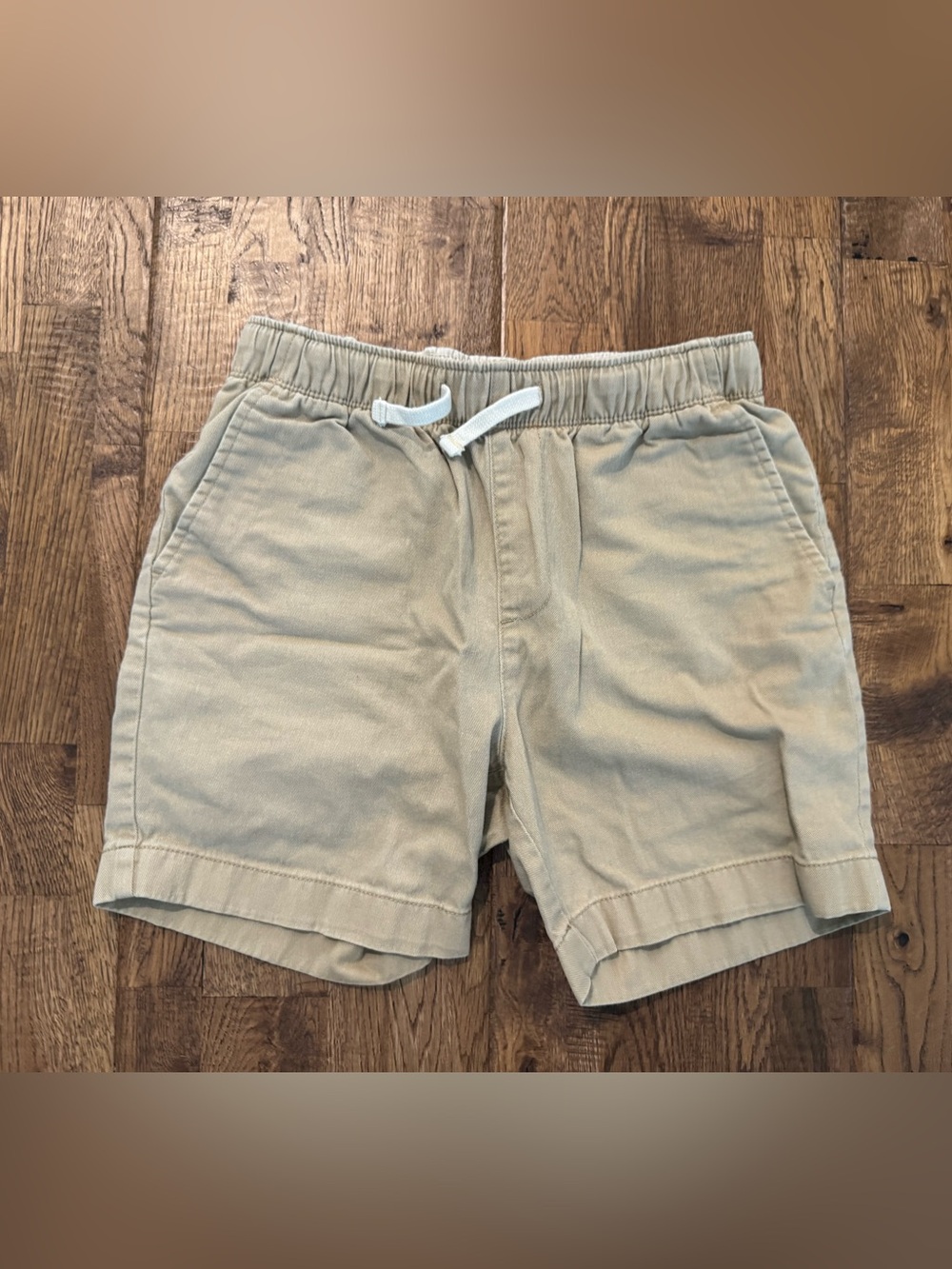 Crewcuts J Crew Boys Drawstring Twill Dock Shorts Khaki Size 10